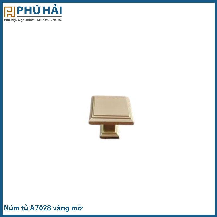  Núm tủ A7028 vàng mờ ( hộp 60 cái) 