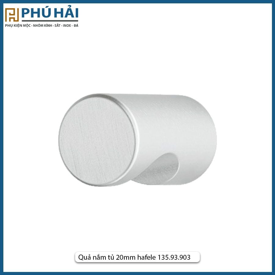  Quả nắm tủ 20mm hafele 135.93.903 