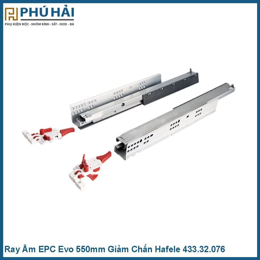 Ray Âm EPC Evo 550mm Giảm Chấn Hafele 433.32.076 