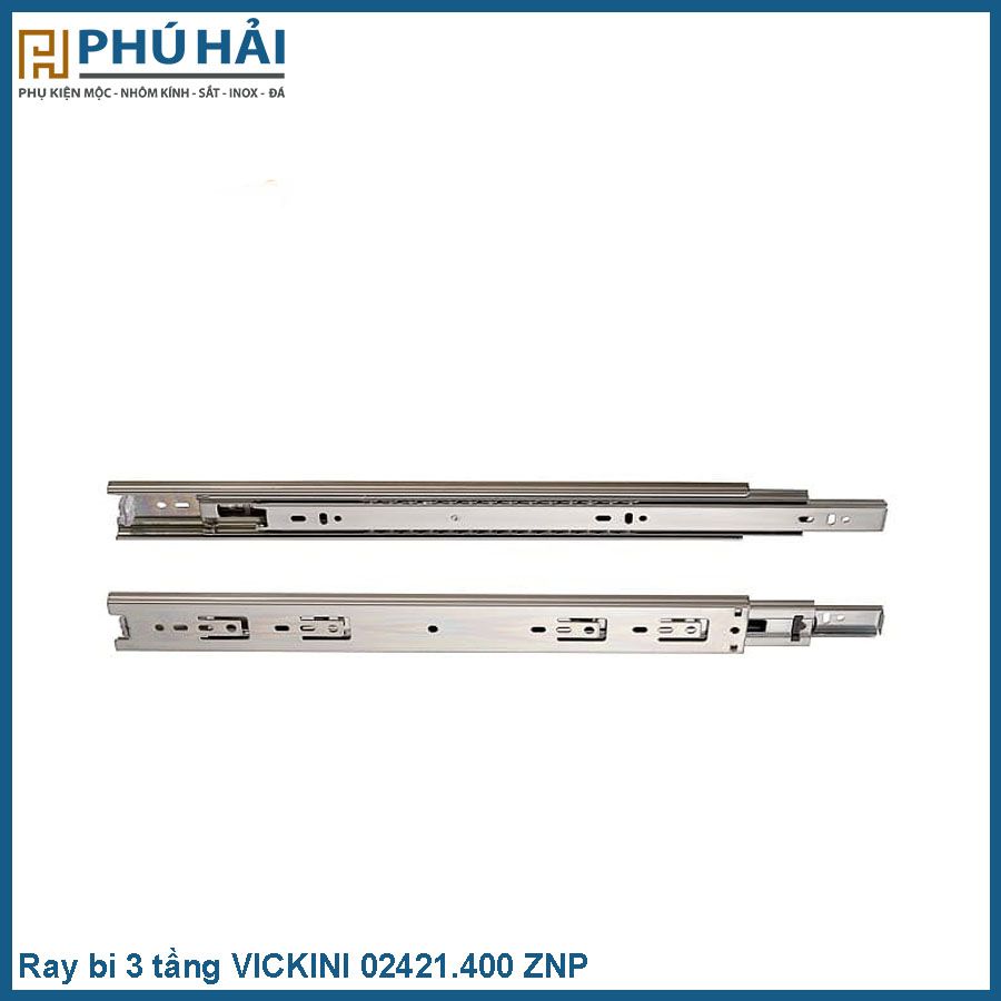  Ray bi 3 tầng VICKINI 02421.400 ZNP kẽm xanh 