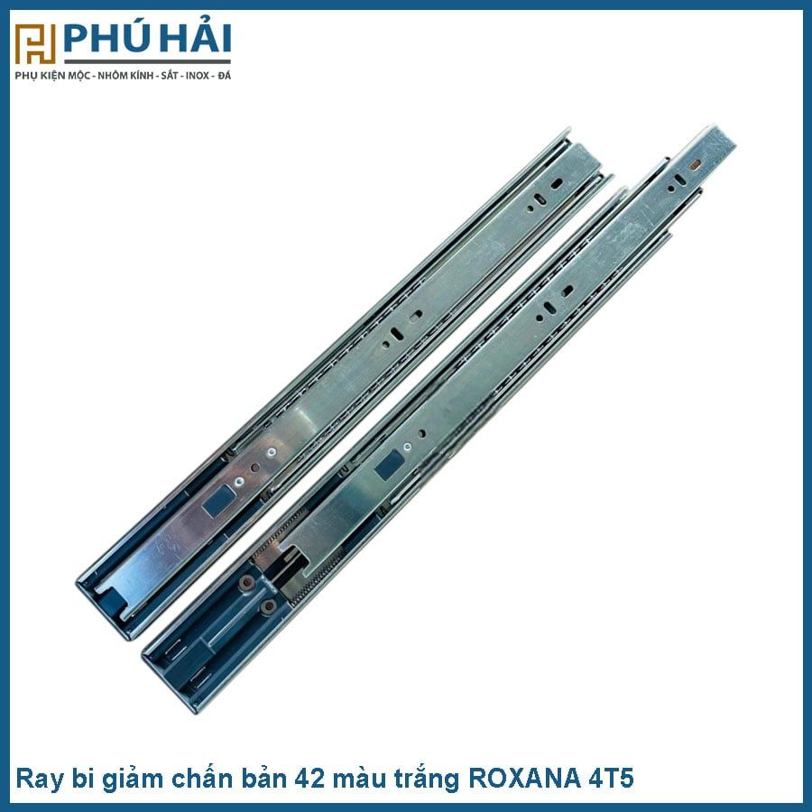  Ray bi giảm chấn bản 42 màu trắng ROXANA 4T5 