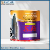  Sơn kẽm 2 thành phần 000 màu trắng bóng 18kg SA 