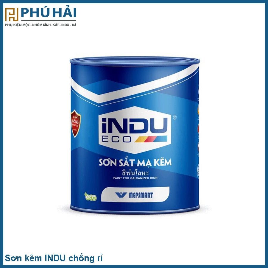  Sơn kẽm INDU chống rỉ màu xám A444 (18L/T) 