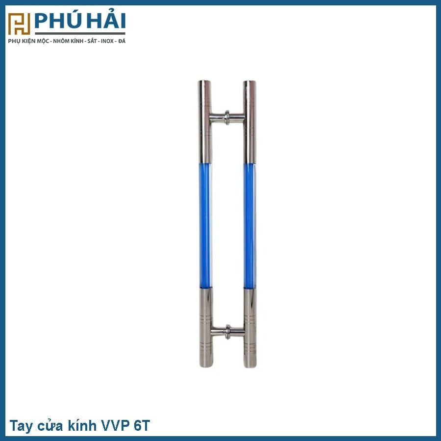  Tay cửa kính VVP 6T sọc xanh hộp trắng 