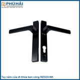  Tay nắm cửa đi khóa ban công MZS20-NK màu đen 