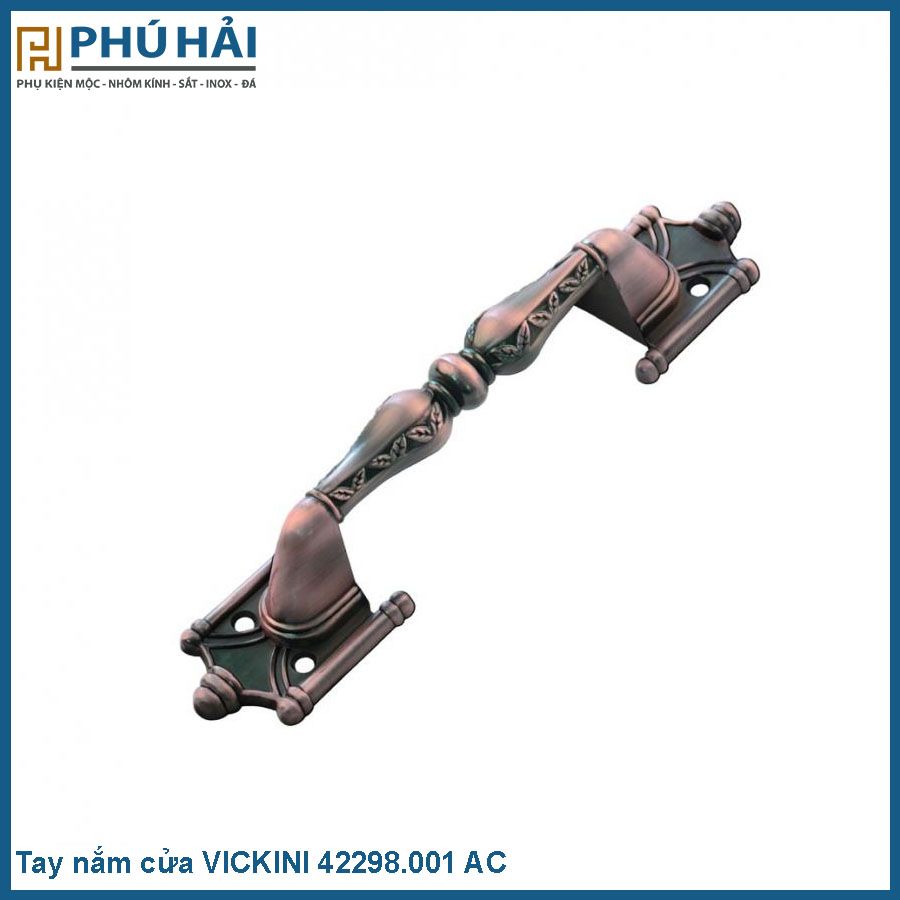  Tay nắm cửa VICKINI 42298.001 AC nâu bóng(Cái) 