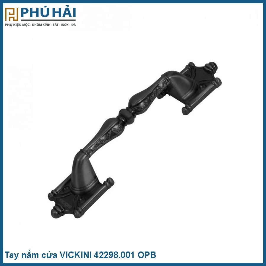  Tay nắm cửa VICKINI 42298.001 OPB Đen mờ (Cái) 