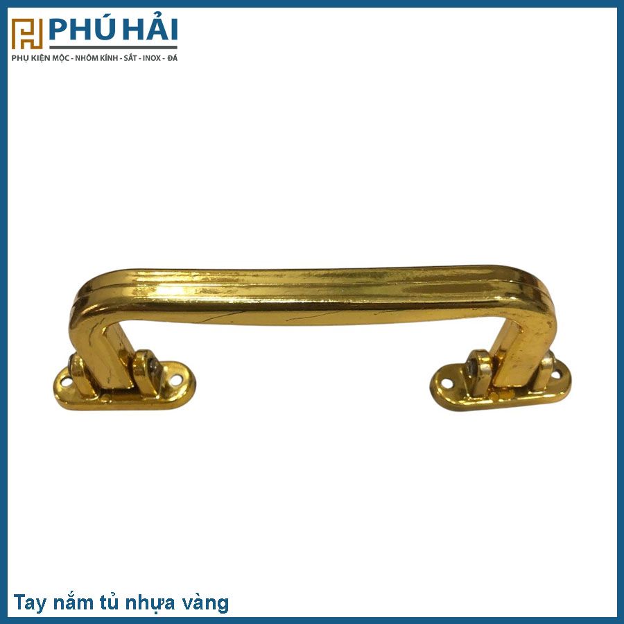  Tay nắm tủ nhựa vàng 