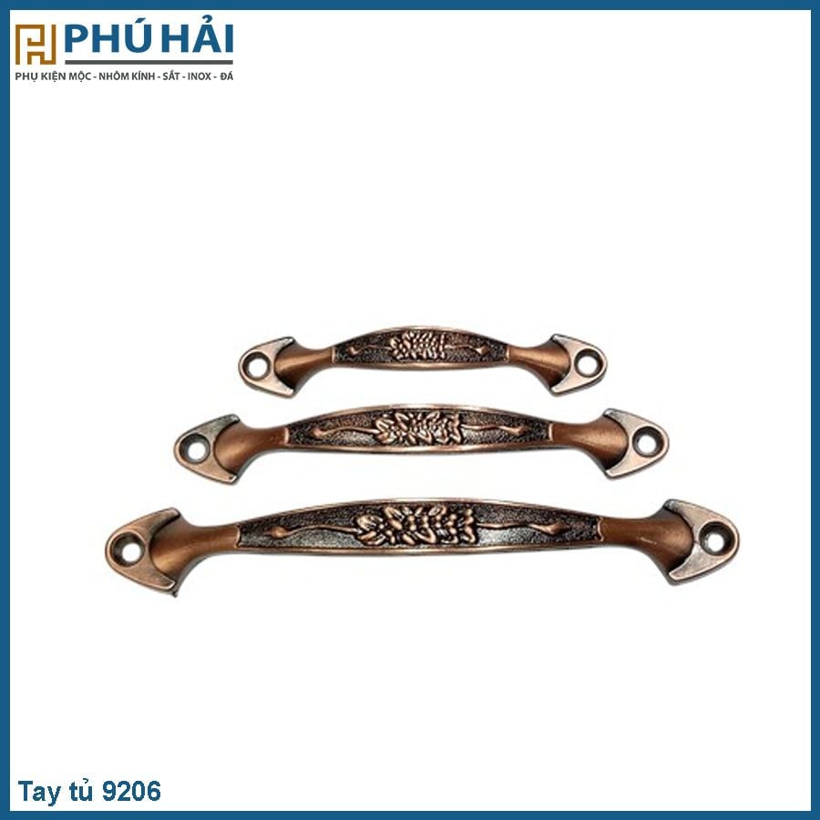  Tay Tủ 9206-128 Bông búp nâu (120C/H) 