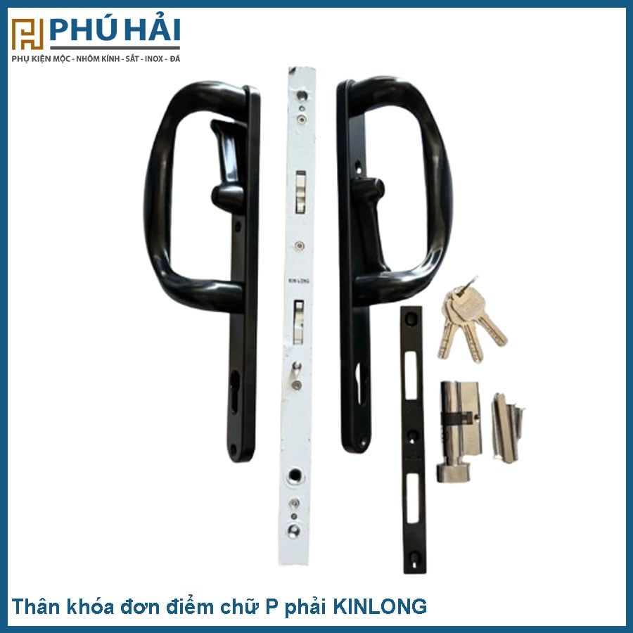  Thân khóa đơn điểm chữ P phải KINLONG 