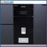  Thùng gạo mặt gương nút nhấn điện tử RBE-300B 