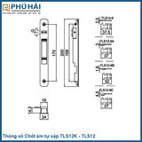  Chốt Sập Bán Tự Động TLS12 Kinlong 