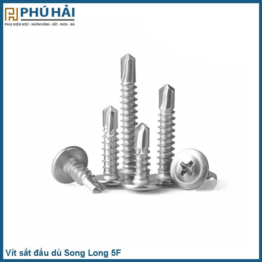  Vít sắt đầu dù Song Long 5F chữ D loại xịn VN (12 bịch) 