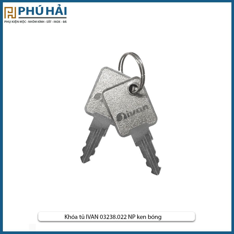  Khóa tủ IVAN 03238.022 NP ken bóng 