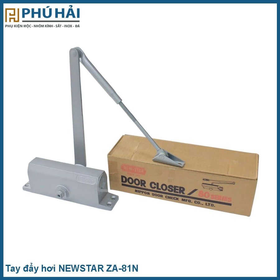  Tay đẩy hơi NEWSTAR ZA-81N, cửa nặng 30-45kg, có dừng (10B/T) 