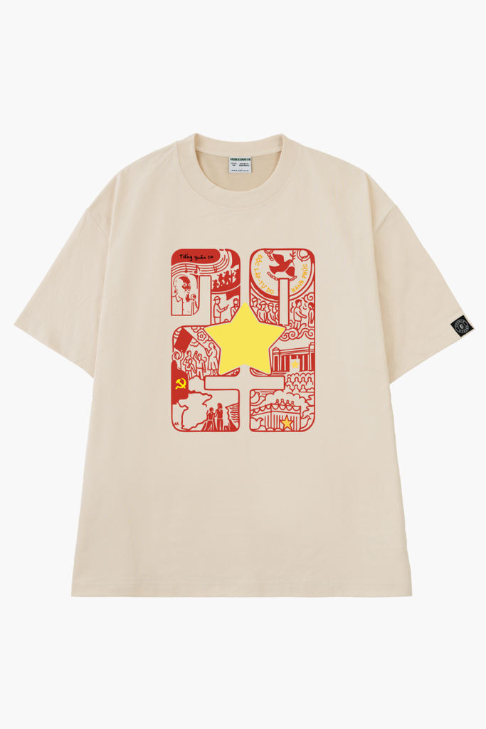 Áo Thun Unisex Sao Vàng 2/9 - O1A209