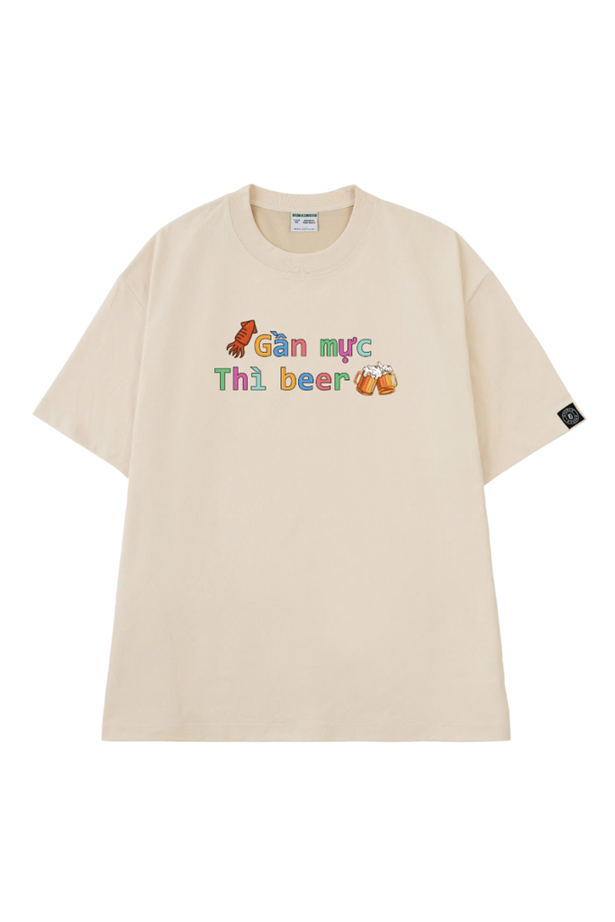 Áo Thun Unisex Gần Mực Thì Beer - O1A216