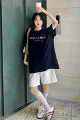 Áo Thun Unisex in chữ 