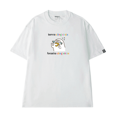 Áo Thun Unisex Born To Công Chúa - O1A232