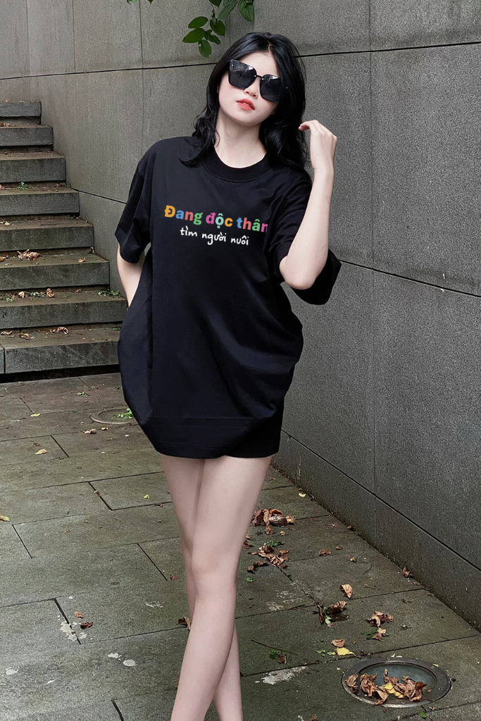 Áo Thun Unisex Đang Độc Thân 