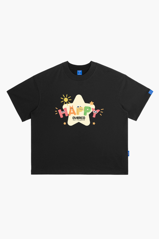 Áo Thun Boxy Happy Overco - O6A38