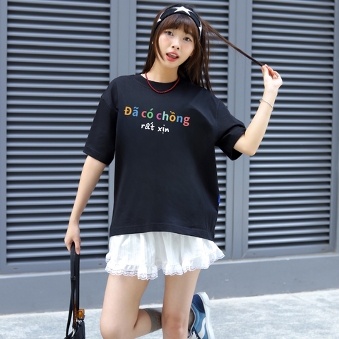Áo Unisex Đã Có Chồng Rất Xịn Overco Brand - O1A215