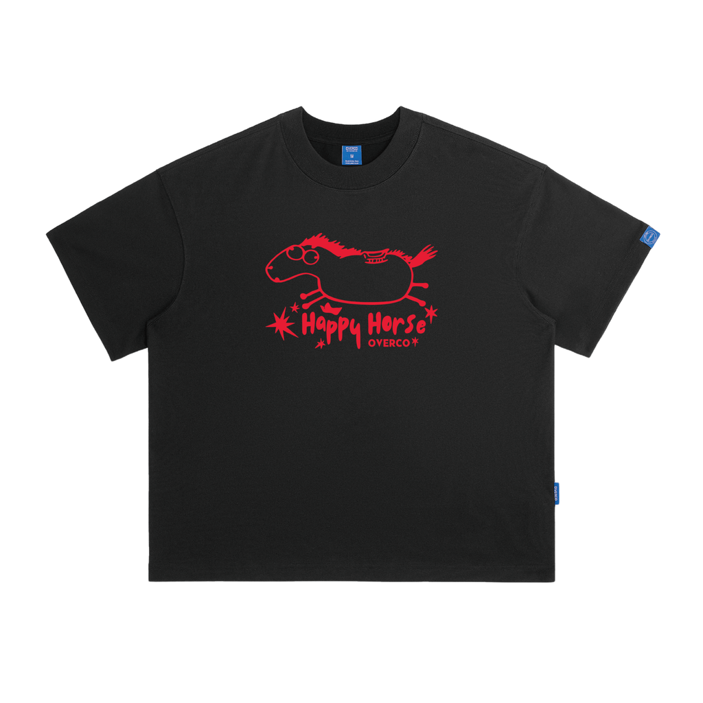 Áo Thun Boxy Tết Happy Horse - O6A45
