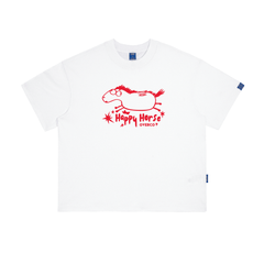 Áo Thun Boxy Tết Happy Horse - O6A45
