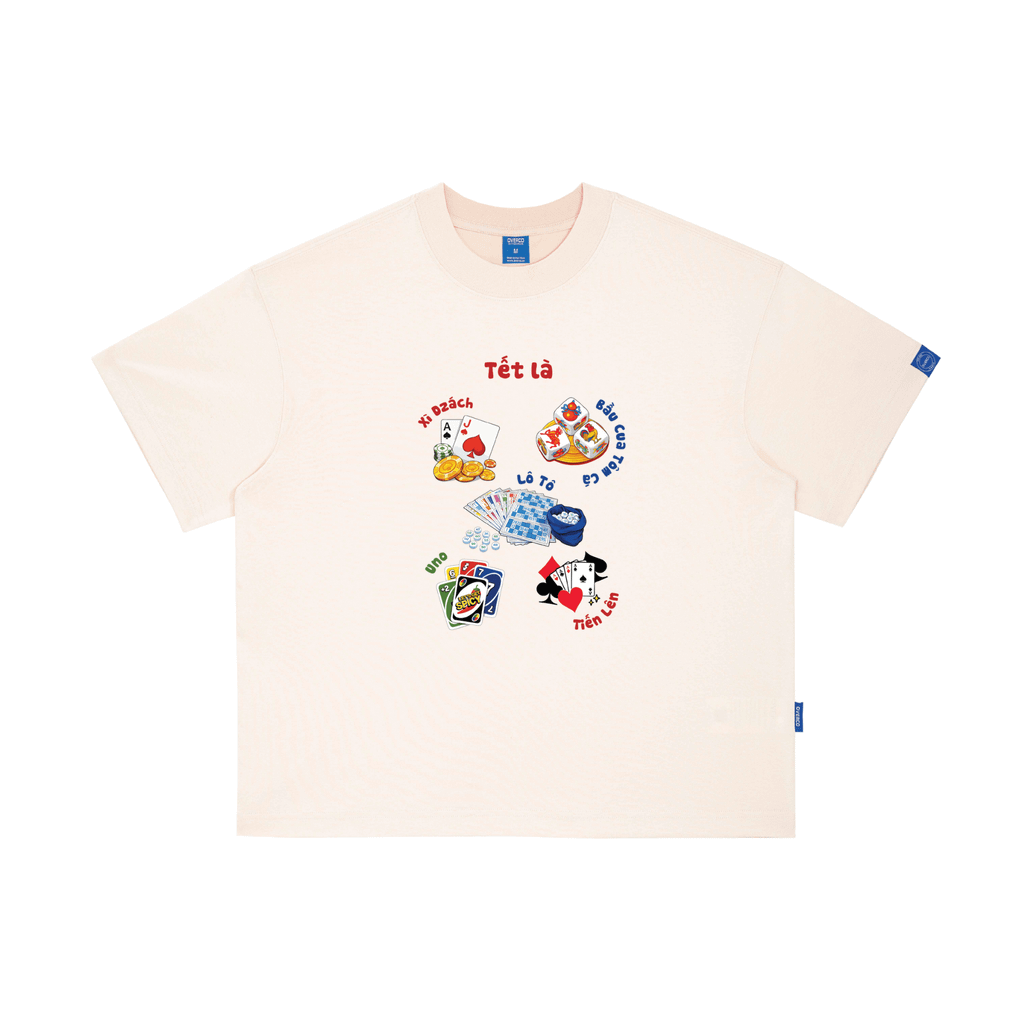 Áo Thun Boxy Tết Là Các Trò Chơi - O6A44