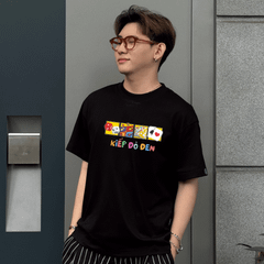 Áo Thun Unisex Tết Kiếp Đỏ Đen - O1A257