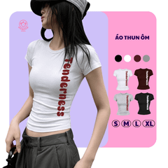 Áo Thun Borip Ngắn Tay Tenderness- OV-TSW005-IN23