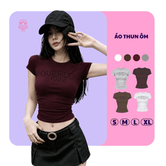 Áo Thun Borip Ngắn Tay DOT TyPo - OV-TSW005-IN12