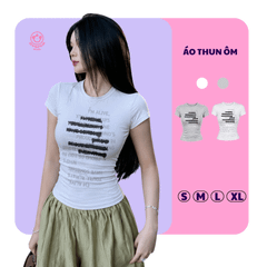 Áo Thun Borip Ngắn Tay Graffity Texture - OV-TSW005-IN20