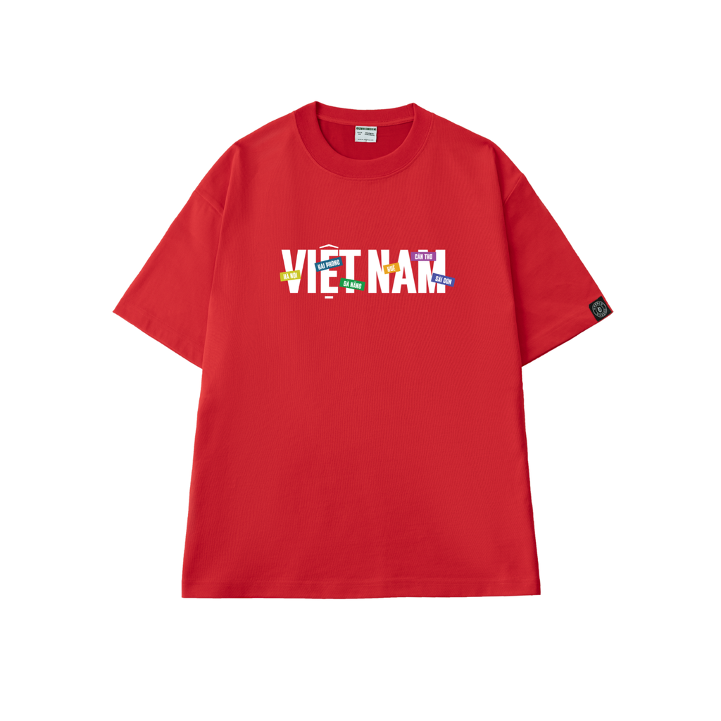 Áo Thun Cotton Unisex Việt Nam 6 Tỉnh Thành - O1A158