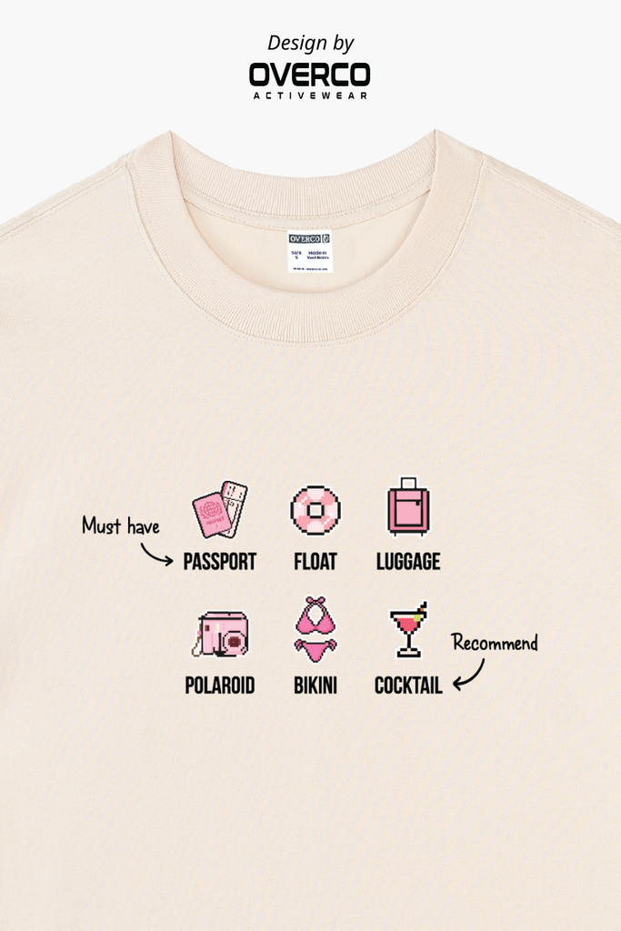 Áo Thun Baby Tee Let's Go - O7A11