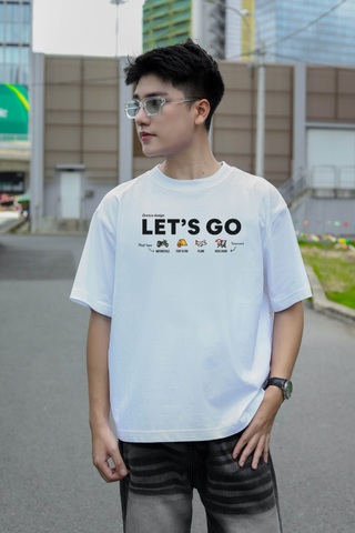 Áo Thun Boxy Let's Go - O6A37