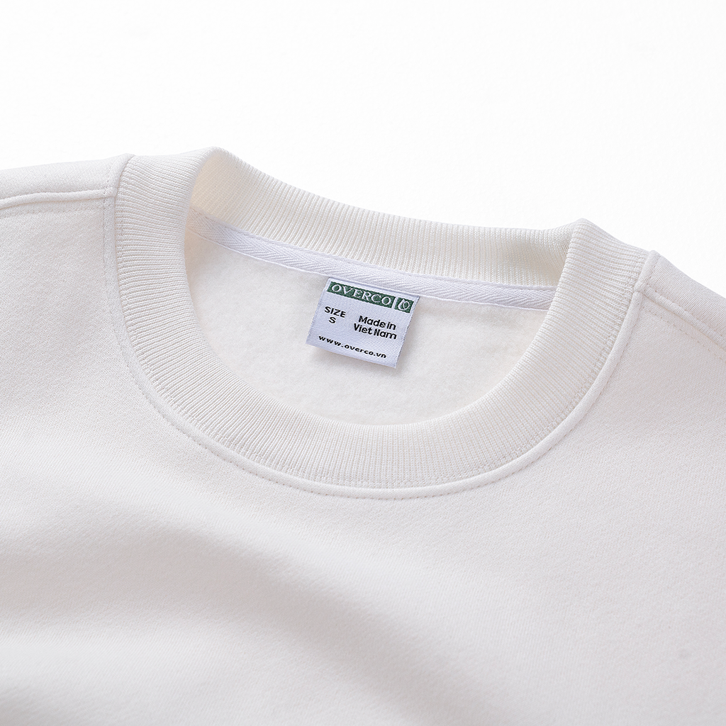 Áo Sweater Vải Nỉ Bông Unisex Basic 4 Màu Overco - O4K1