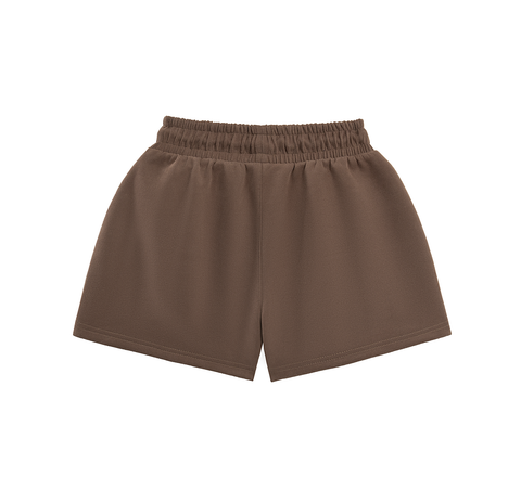 Quần Short Nữ Basic Vải Nỉ PC 2 Da 7 Màu Overco - O5J1