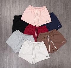Quần Short Nữ Basic Vải Nỉ PC 2 Da 7 Màu Overco - O5J1