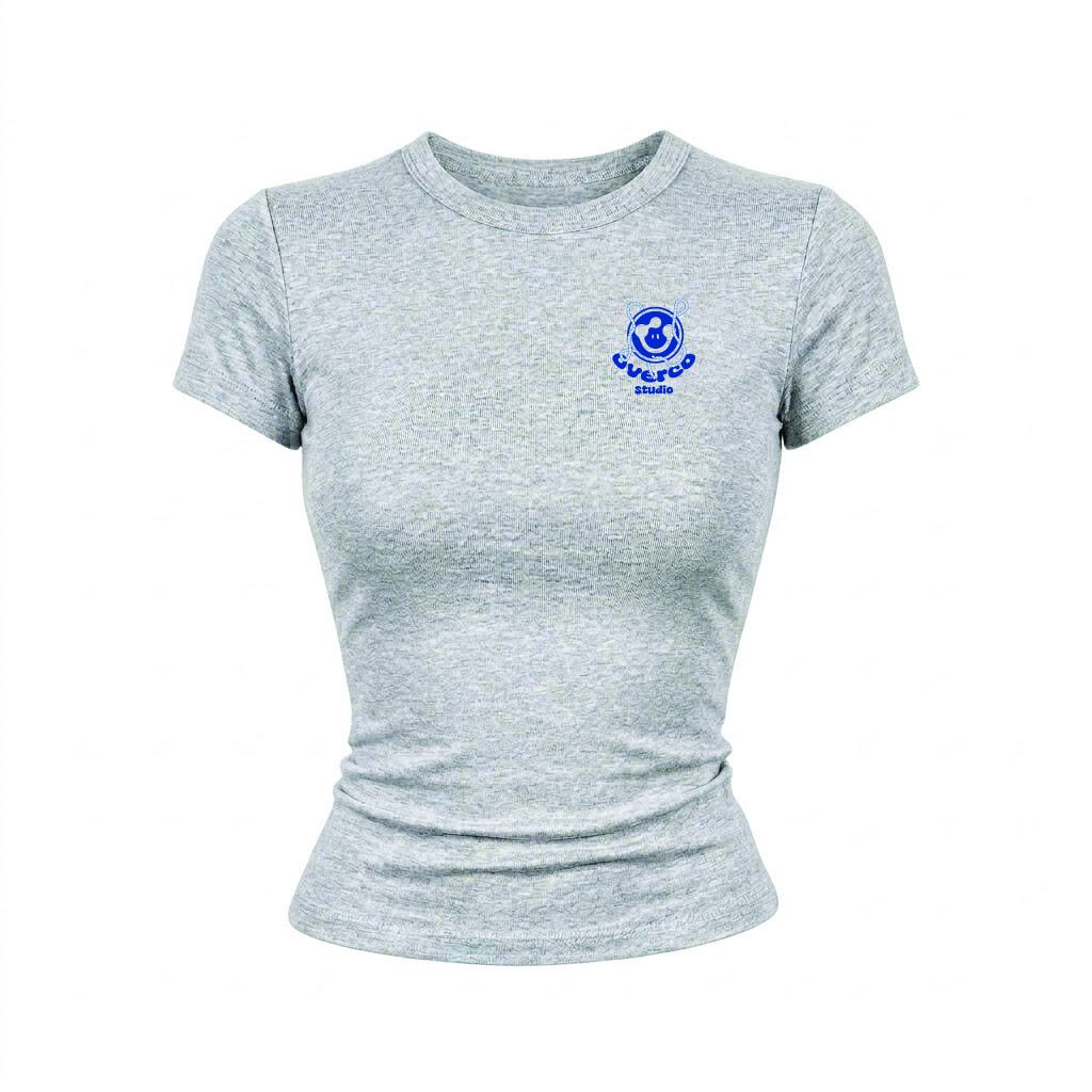 Áo Thun Borip Ngắn Tay Blue Rope Charm Logo - OV-TSW005-IN10