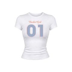 Áo Thun Borip Ngắn Tay Barbie Girl - OV-TSW005-IN5