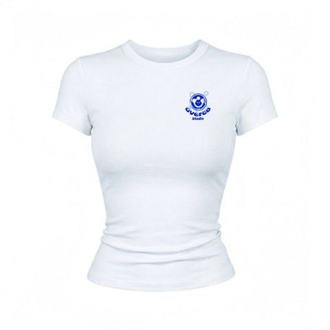 Áo Thun Borip Ngắn Tay Blue Rope Charm Logo - OV-TSW005-IN10