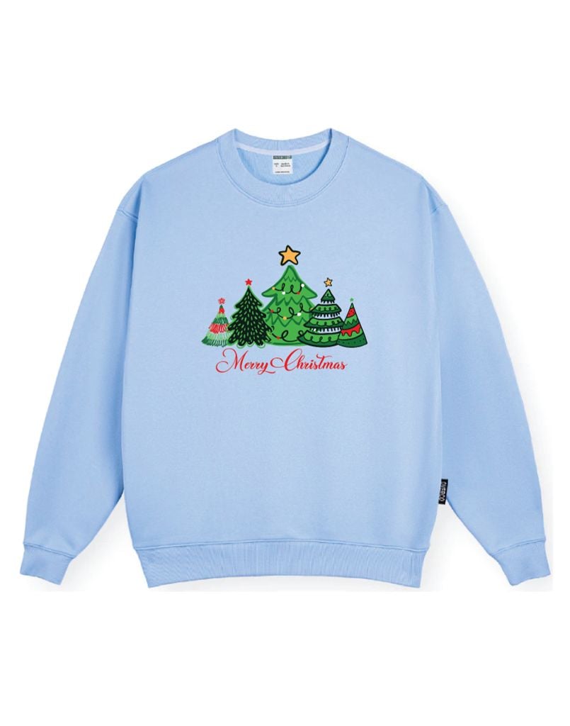Áo Sweater Nỉ Da Cá XmasTree - O4F10