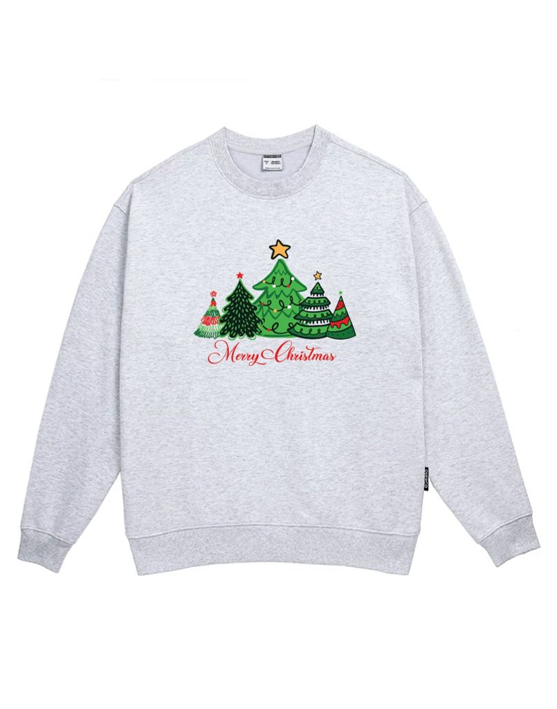 Áo Sweater Nỉ Da Cá XmasTree - O4F10