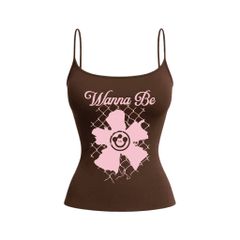 Áo 2 Dây Mesh Flower - OV-TSW003-IN4