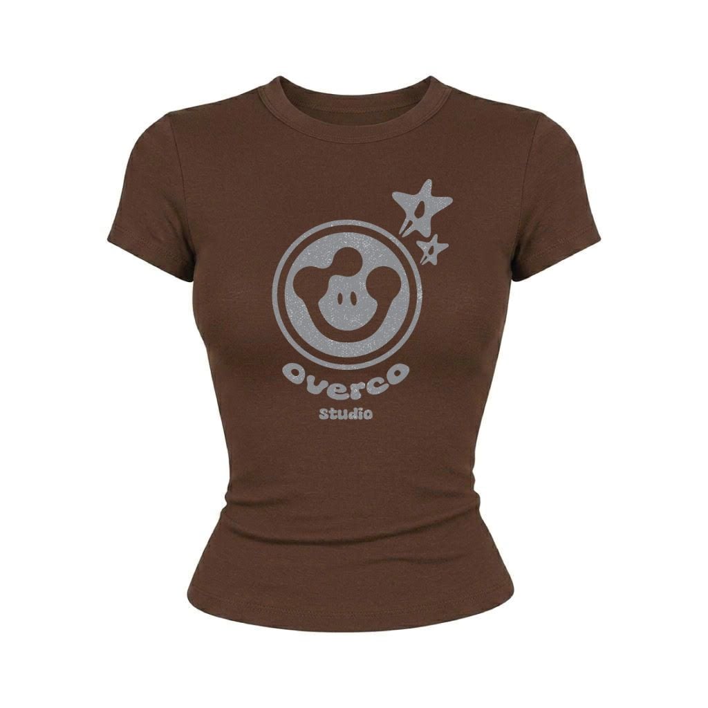 Áo Thun Borip Ngắn Tay Mascot Glitter - OV-TSW005-IN7