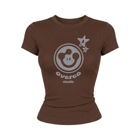 Áo Thun Borip Ngắn Tay Mascot Glitter - OV-TSW005-IN7