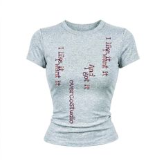 Áo Thun Borip Ngắn Tay Ego Lyric Babytee - OV-TSW005-IN13