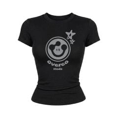 Áo Thun Borip Ngắn Tay Mascot Glitter - OV-TSW005-IN7