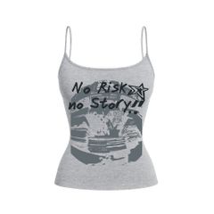 Áo 2 Dây No Risk, No Story - OV-TSW003-IN7